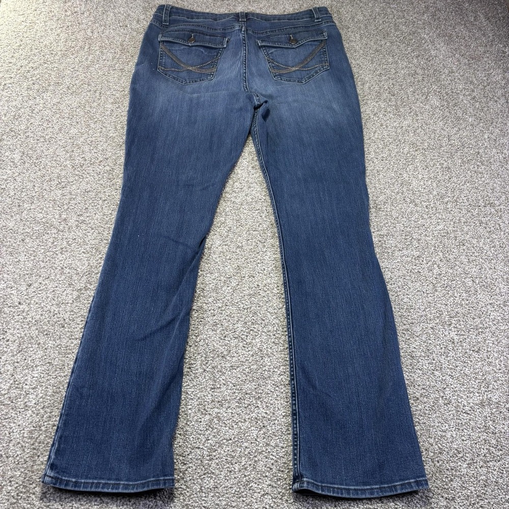 Riders By Lee Midrise Bootcut Jeans Womens 32 Blue Medium Wash Denim 5 Pocket